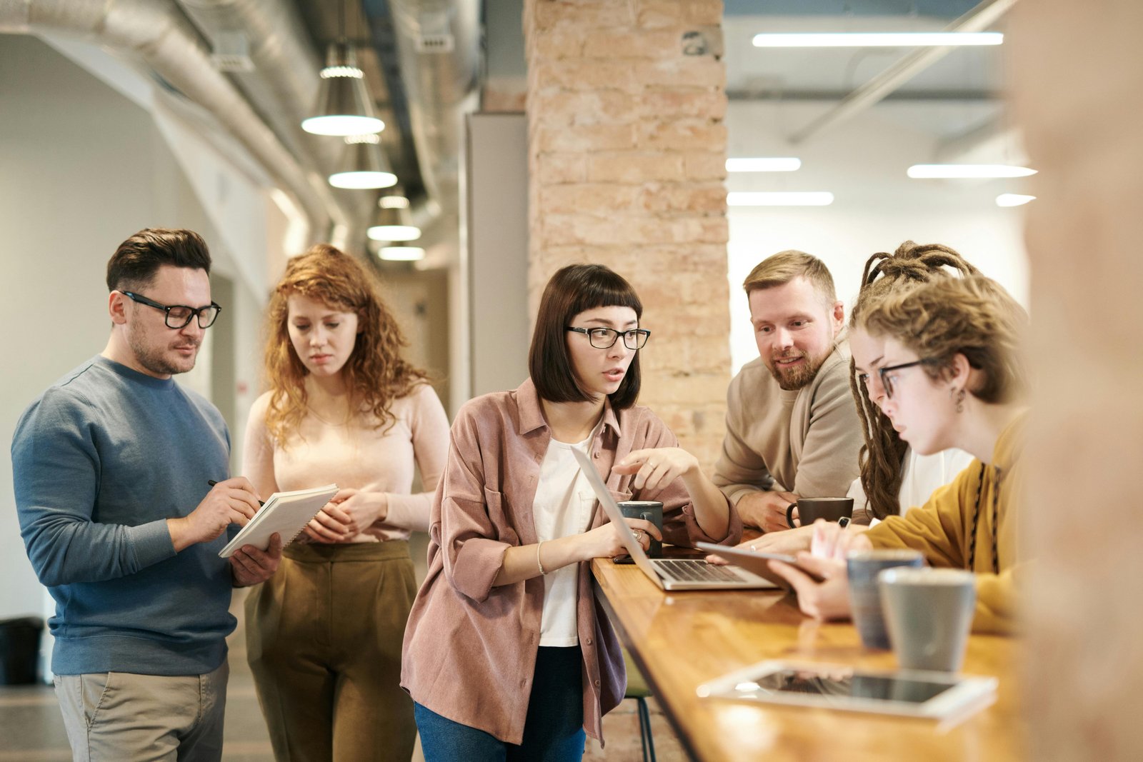 A stock photo of business partners having an informal meeting at a high-end restaurant table